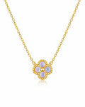 Lumière Clover Opal Necklace