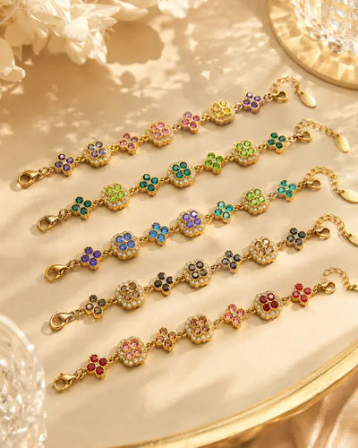 Aurelia Clover Garden Zircon Bracelet