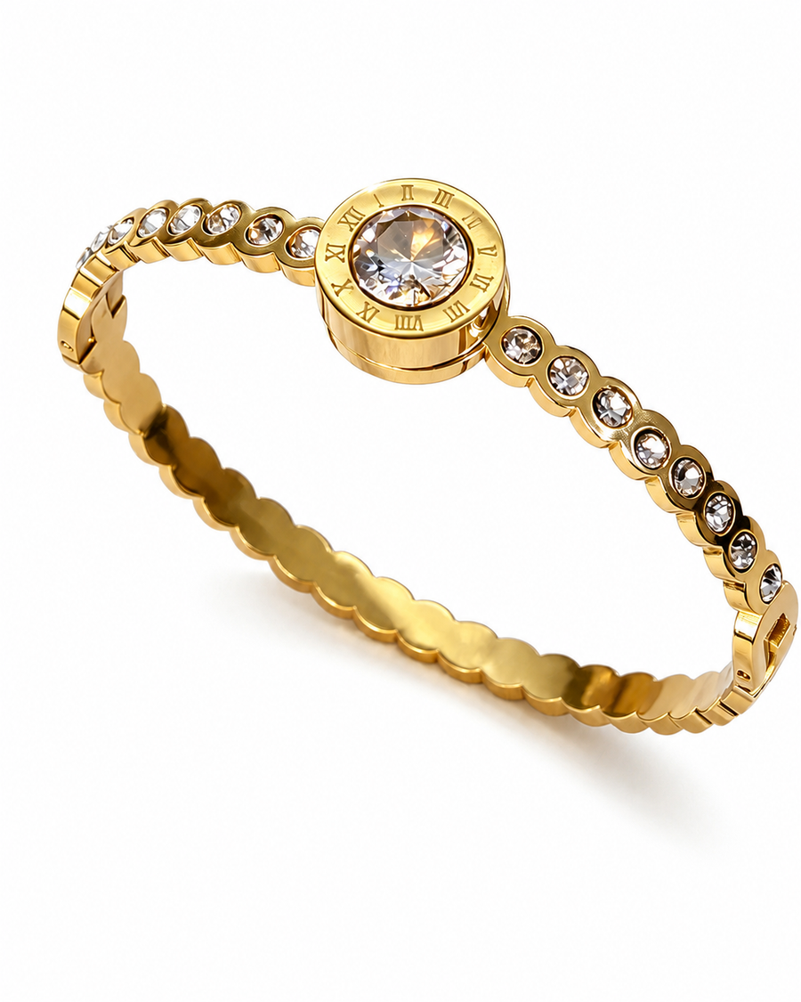Roman Crystal Bangle