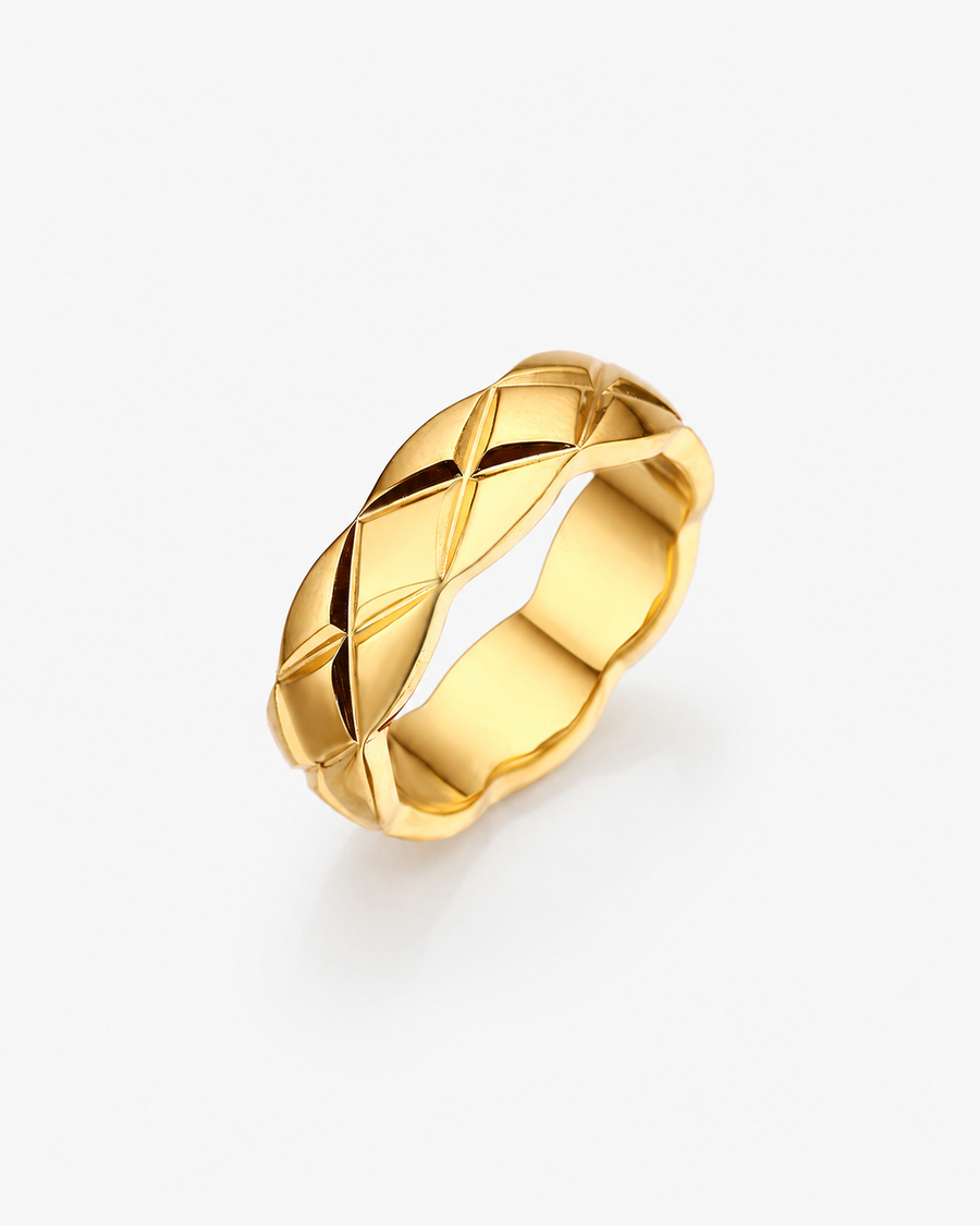 Élan Faceted Band Ring