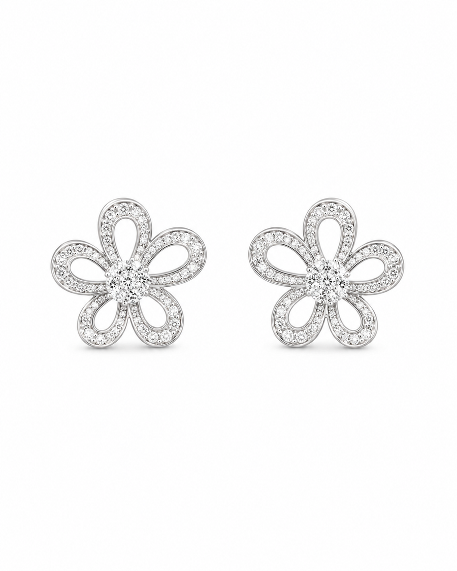 Sunflower Zircon Jewelry Set