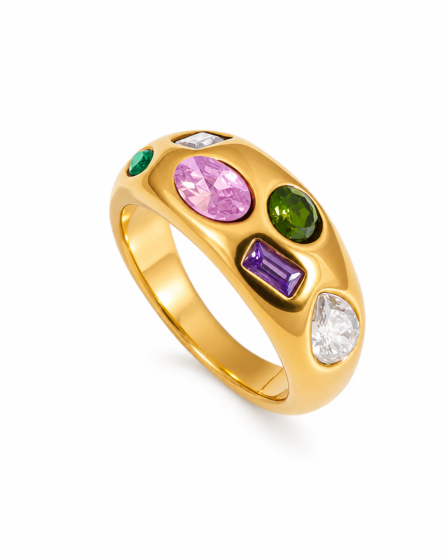 Vintage Color Zircon Rings