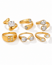Vintage Zircon Ring Series