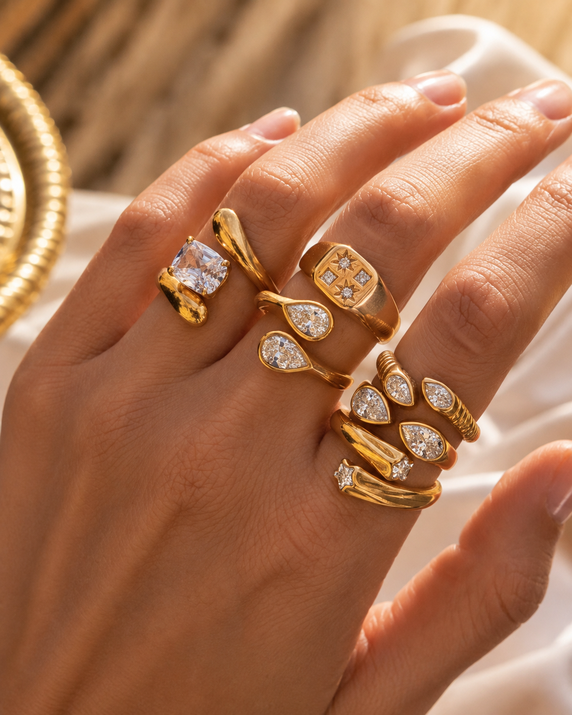 Vintage Zircon Ring Series