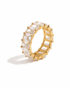 Baguette Eternity Gold Ring