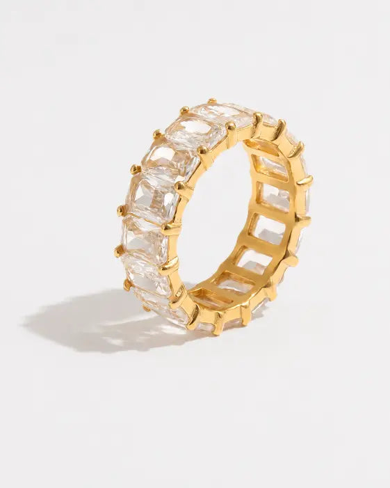 Baguette Eternity Gold Ring