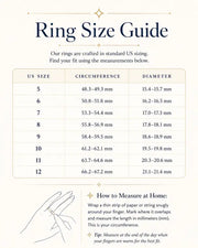 Channel-Set Baguette Gold Ring by ZodiGlow, gold delicate statement ring, product view