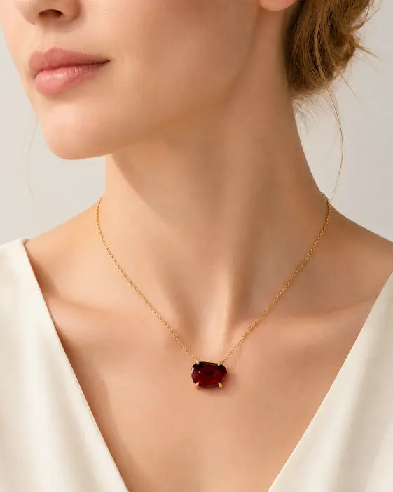 Ember Garnet Necklace