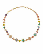 Lumi Bloom Crystal Clover Necklace