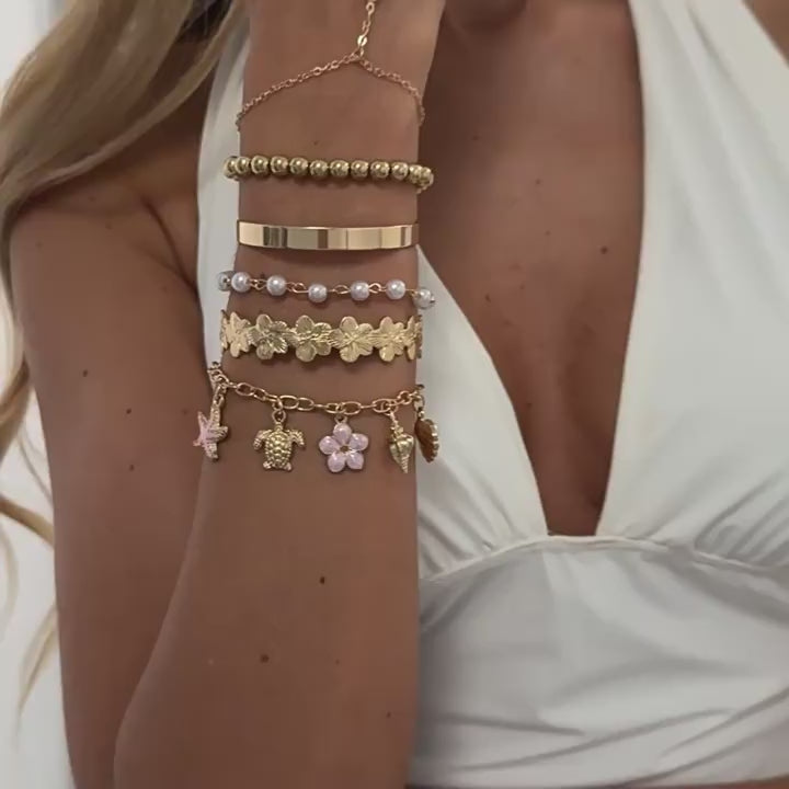 Aurelia Charm Bracelet Set