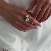 Sorbet Trio Ring