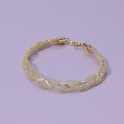 Liora Gold Weave Bracelet