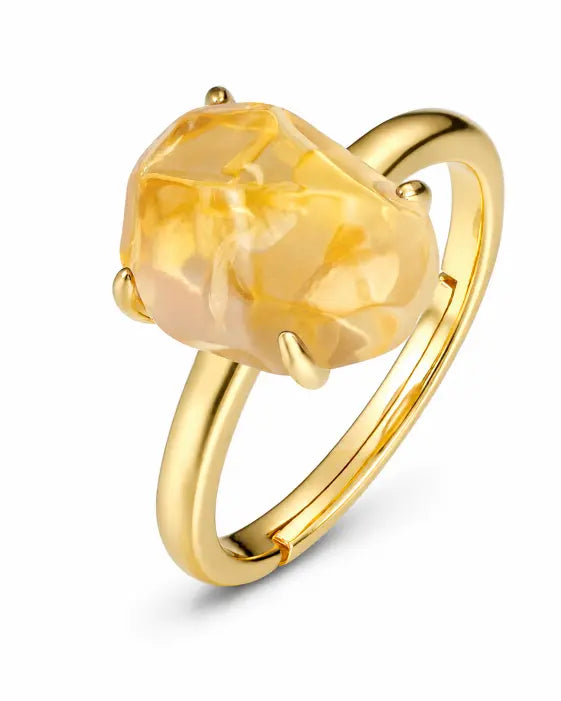 Solara Citrine Ring