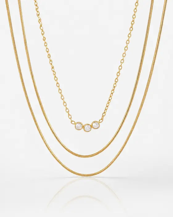 Wishlight Trio Layered Necklace