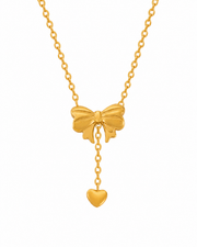 Detail view of Amelie Bow Jewelry Set by Zodiglow