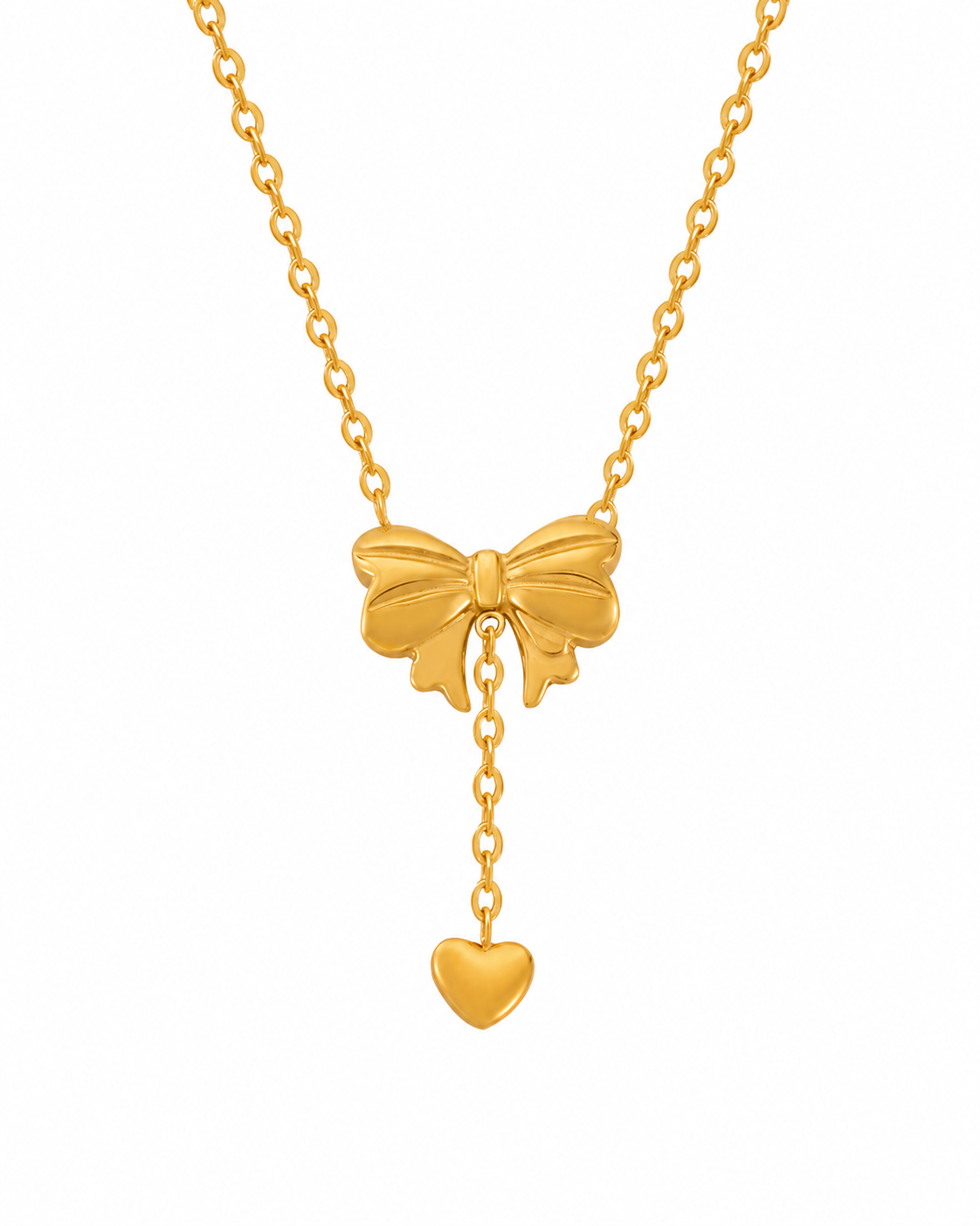 Detail view of Amelie Bow Jewelry Set by Zodiglow
