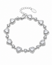Alternate view of Amora Heart Bracelet by Zodiglow