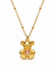Alternate view of Amora Bear Necklace by Zodiglow