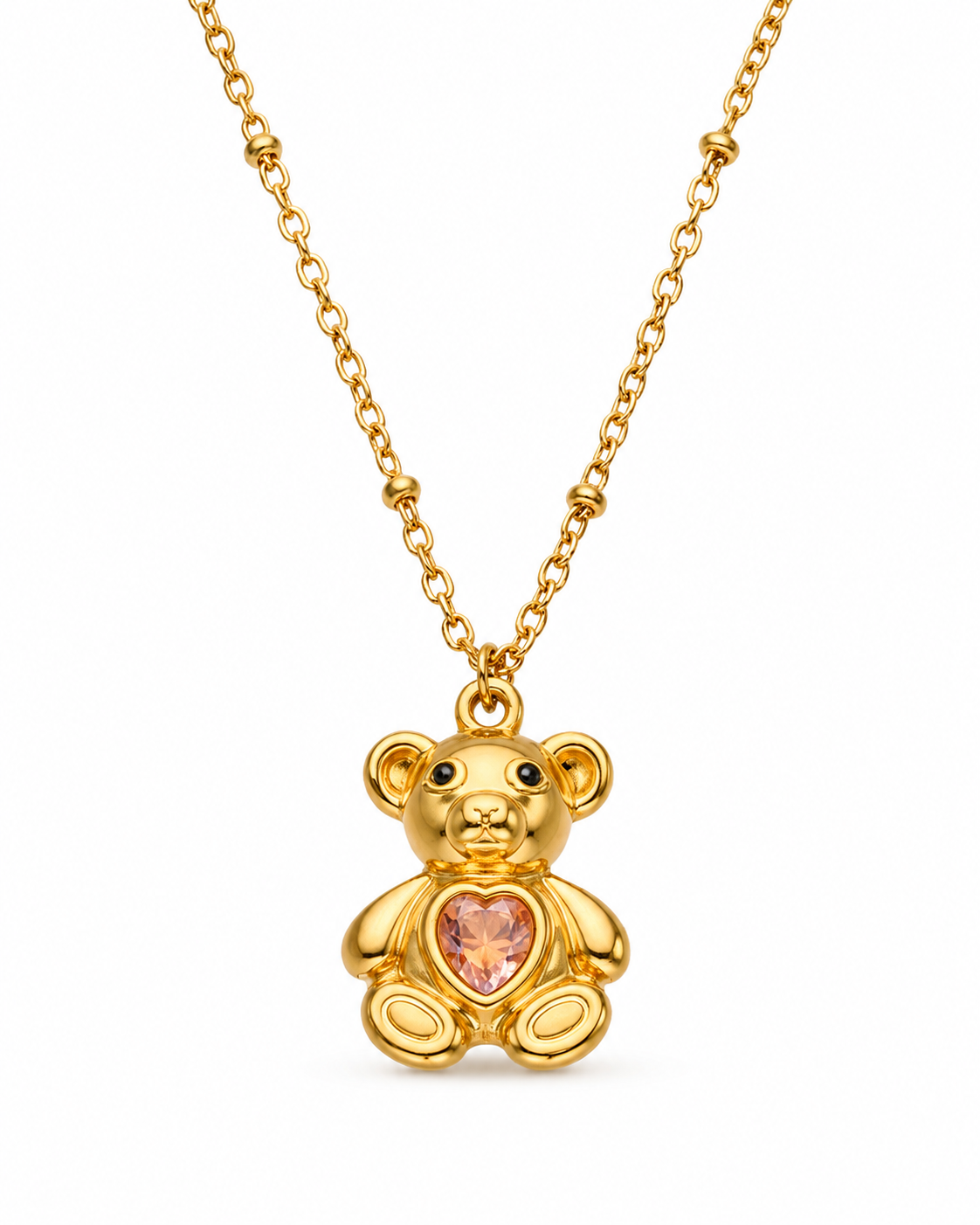 Alternate view of Amora Bear Necklace by Zodiglow