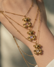 Additional view 7 of Amora Bear Necklace by Zodiglow