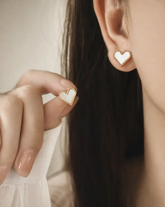 Detail view of Amorette Heart Jewelry Collection by Zodiglow