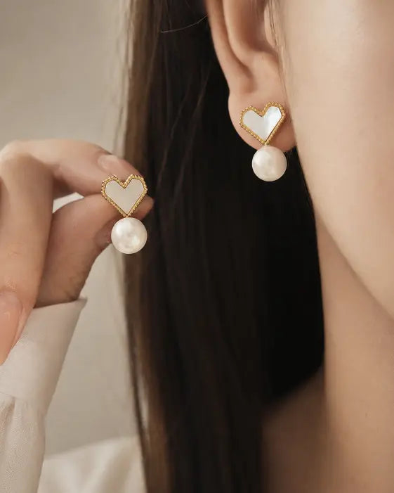 Styled view of Amorette Heart Jewelry Collection by Zodiglow