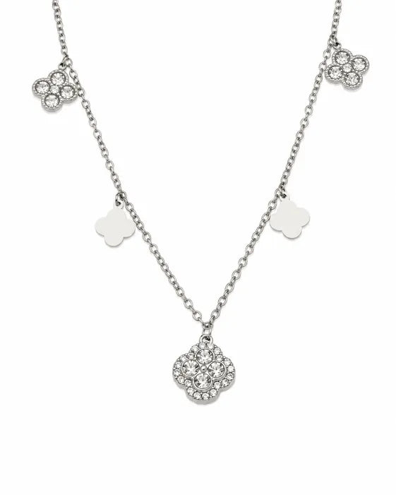 Additional view 7 of Aurelia Clover Charm Necklace & Bracelet Collection by Zodiglow