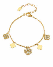 Additional view 9 of Aurelia Clover Charm Necklace & Bracelet Collection by Zodiglow