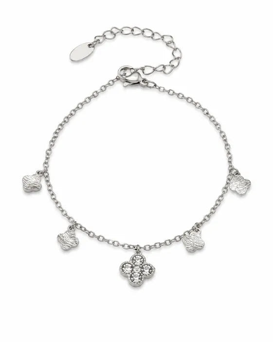 Additional view 12 of Aurelia Clover Charm Necklace & Bracelet Collection by Zodiglow