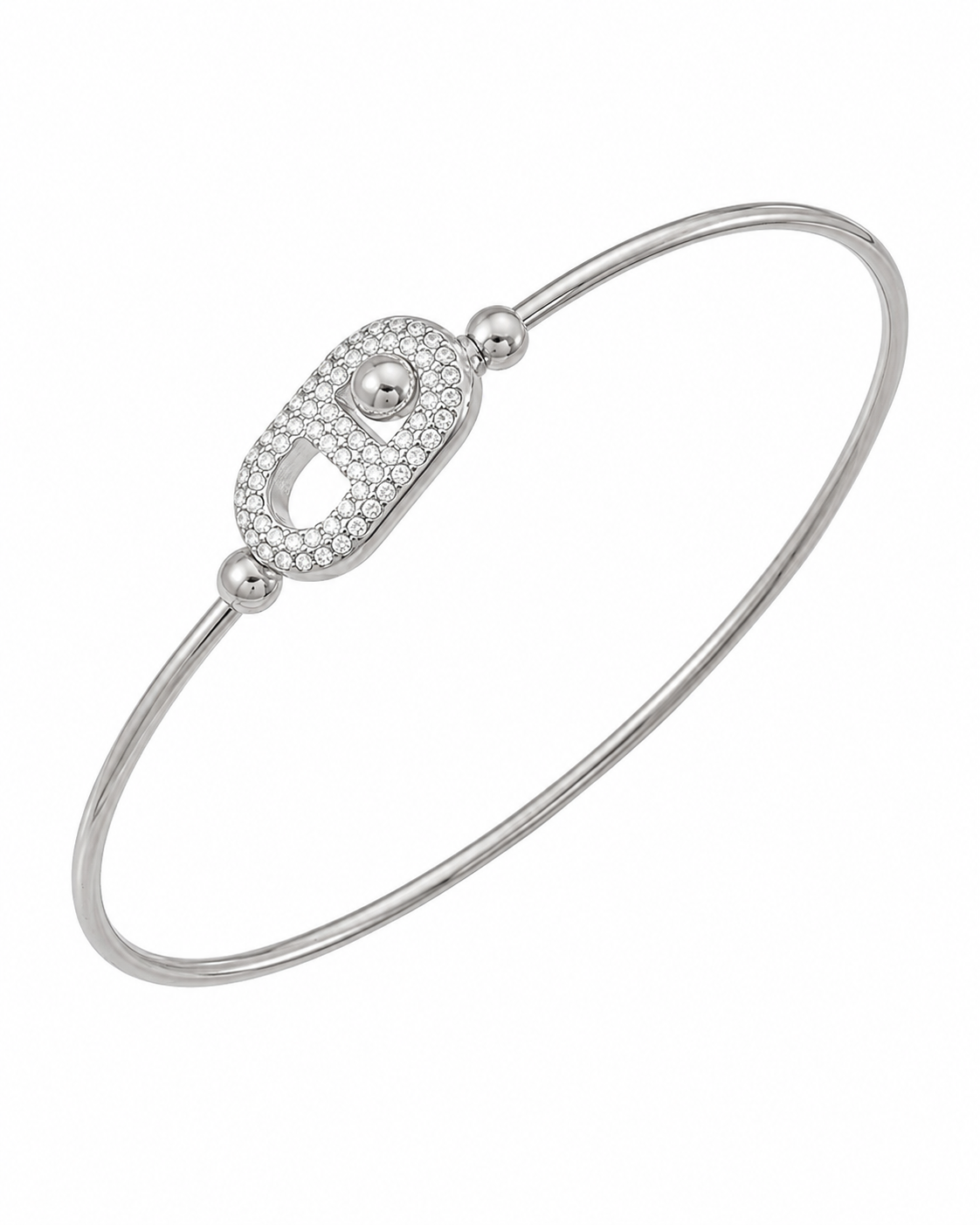 Side view of Aurelia Pavé Bangle Bracelet by Zodiglow
