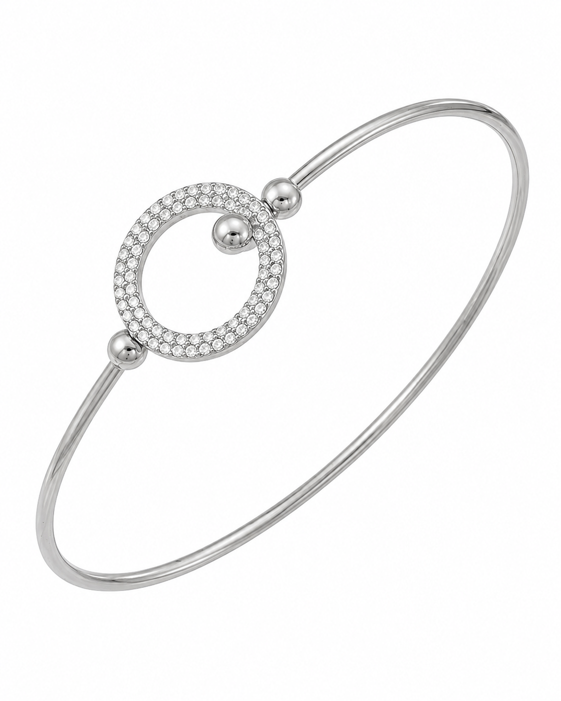 Styled view of Aurelia Pavé Bangle Bracelet by Zodiglow