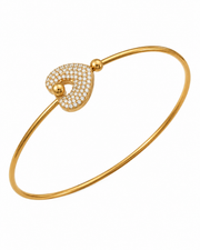 Additional view 7 of Aurelia Pavé Bangle Bracelet by Zodiglow