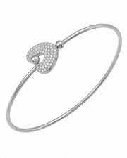 Additional view 8 of Aurelia Pavé Bangle Bracelet by Zodiglow