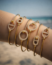 Additional view 10 of Aurelia Pavé Bangle Bracelet by Zodiglow