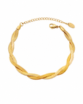 Front view of Aurelia Twist Chain Bracelet by Zodiglow