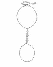 Additional view 9 of Aurelia Zircon Hand Chain Collection by Zodiglow