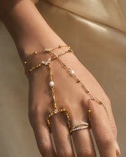 Additional view 10 of Aurelia Zircon Hand Chain Collection by Zodiglow