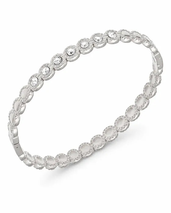 Aureline Sculpted Zircon Bangle Collection