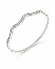 Additional view 7 of Aureline Sculpted Zircon Bangle Collection by Zodiglow