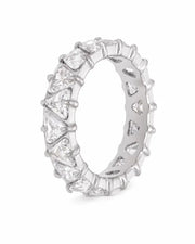 Additional view 8 of Aurora Prism Crystal Eternity Ring by Zodiglow