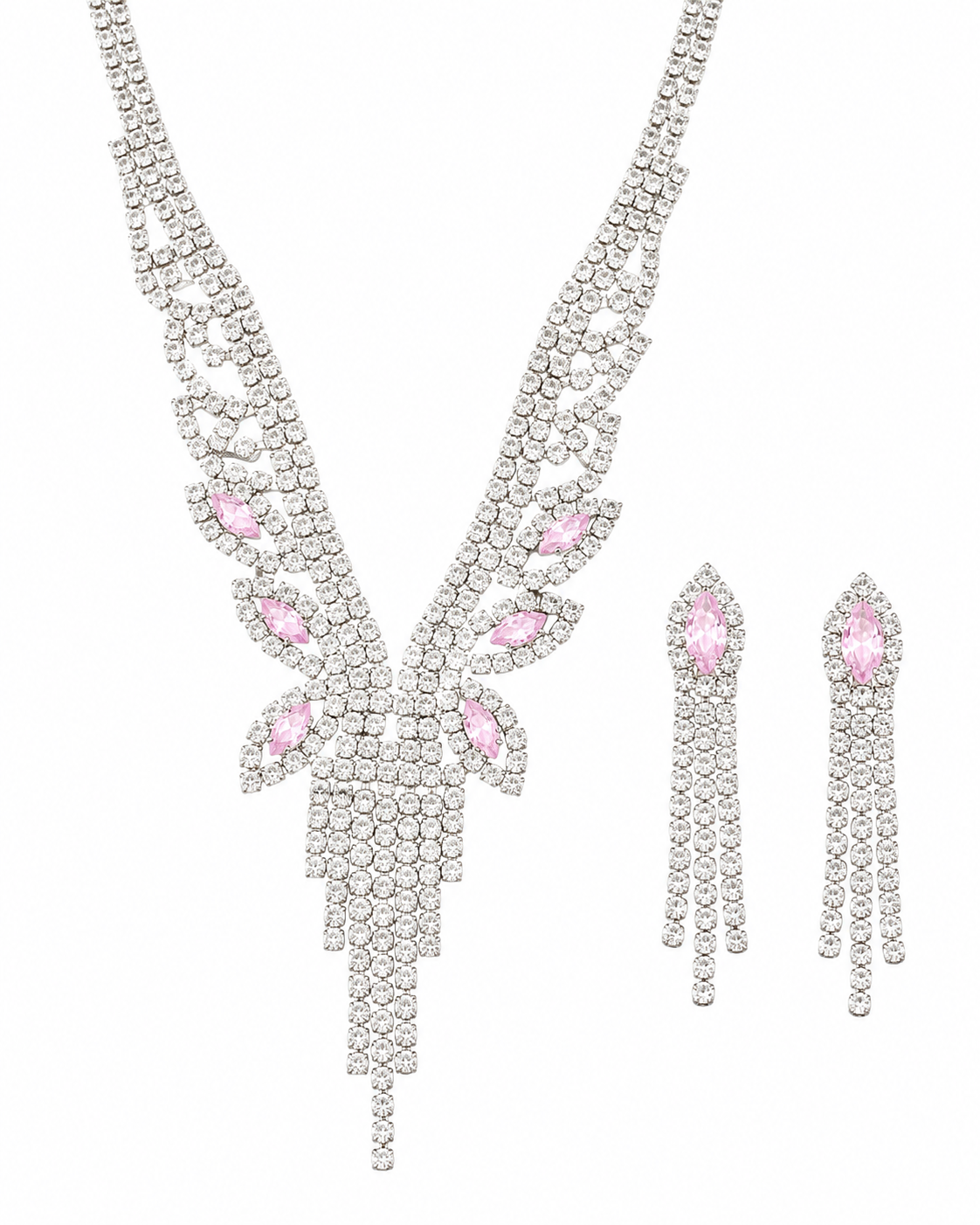 Detail view of Aurora Tassel Set by Zodiglow