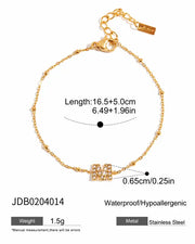 Additional view 7 of Blush Butterfly 6-Piece Bracelet Set by Zodiglow