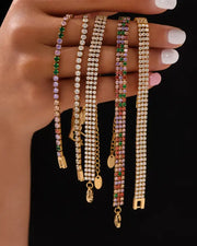 Alternate view of Celeste Zircon Tennis Bracelet by Zodiglow