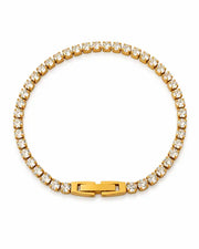 Front view of Celeste Zircon Tennis Bracelet by Zodiglow