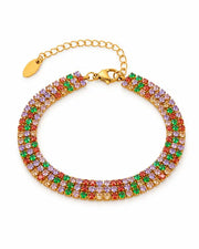 Styled view of Celeste Zircon Tennis Bracelet by Zodiglow