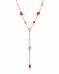 Front view of Celestia Aura Y Necklace by Zodiglow