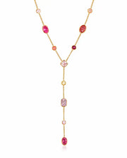 Front view of Celestia Aura Y Necklace by Zodiglow