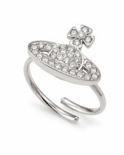 Close-up view of Celestia Full-Pavé Zircon Planet Jewelry Collection by Zodiglow
