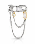 Front view of Celestia Orbit Statement Ring by Zodiglow