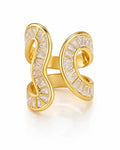 Front view of Celestia Orbit Sculpt Ring by Zodiglow